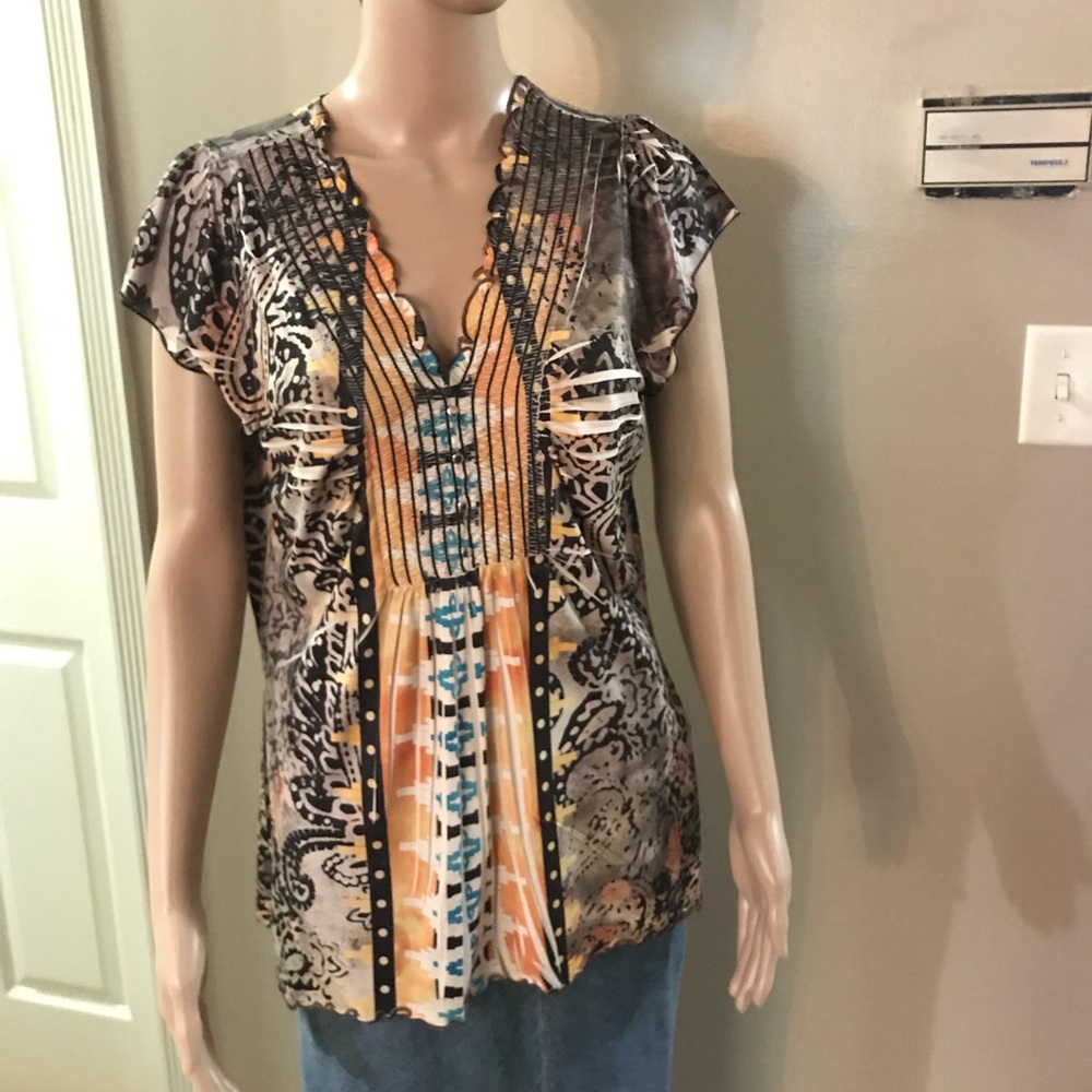 One‎ World Woman's Shirt SZ SM